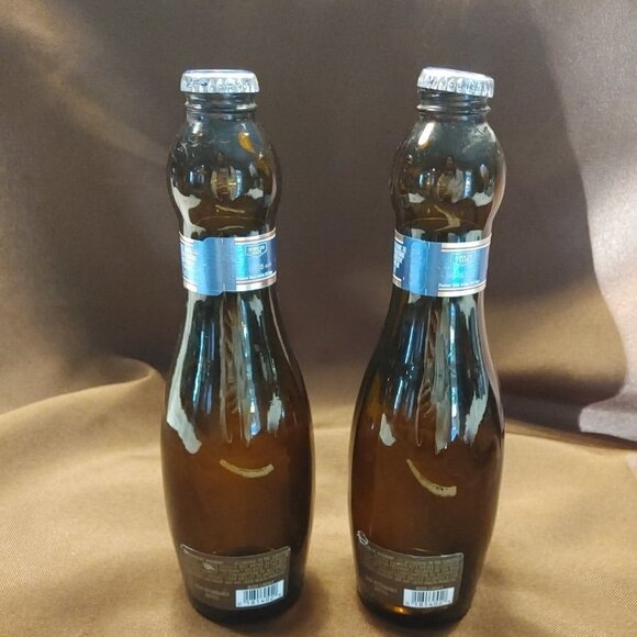 Bud Light Bowling Pin Amber Beer Bottle (Empty) - Picture 2 of 6